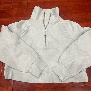 Size XS/S Scuba Oversized Half-Zip Funnel Neck